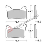 SERIE PASTIGLIE 07GR75SX SXV 450-550