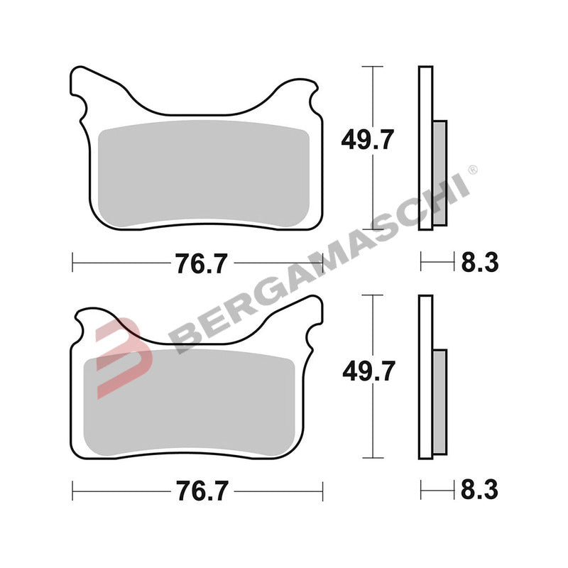 SERIE PASTIGLIE 07GR75SX SXV 450-550