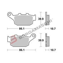 Carica l&#39;immagine nel visualizzatore di Gallery, SERIE PASTIGLIE 07HO27SP XL650V TRANSALP