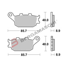 Carica l&#39;immagine nel visualizzatore di Gallery, SERIE PASTIGLIE 07HO36SP YZF1000R1 04-15