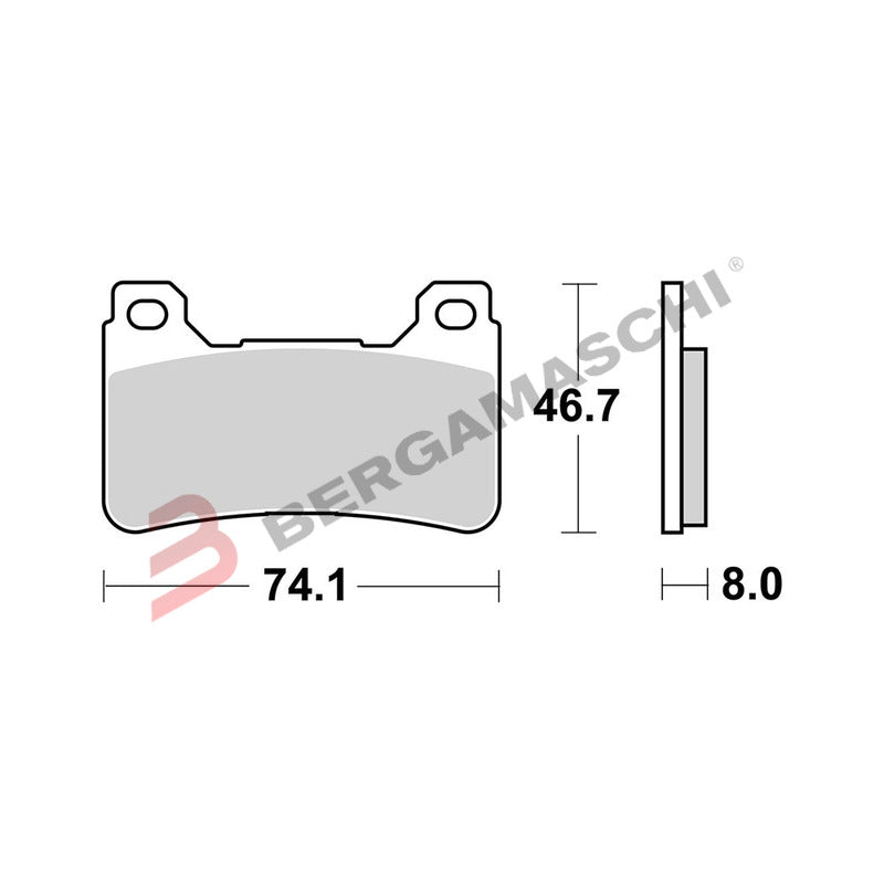 SERIE PASTIGLIE 07HO50LA CB R 1000 08-17