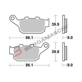 SERIE PASTIGLIE 07HO53SP CB 500 F 13-