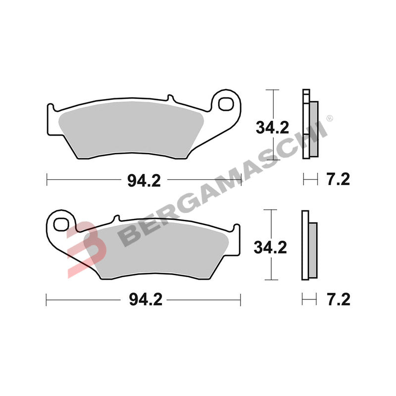 SERIE PASTIGLIE 07KA17SD YZ 125 96-07