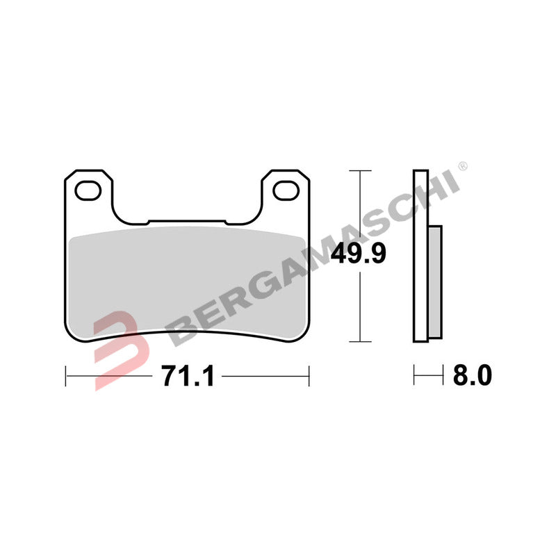 SERIE PASTIGLIE 07SU27SA GSX-R1000 03-10