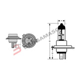 LAMPADINA HS1 12V 35/35W ALOGENA PX43T