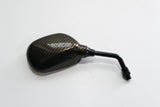 SPECCHIO CARBON BOMBATO DESTRO DIAMETRO 10