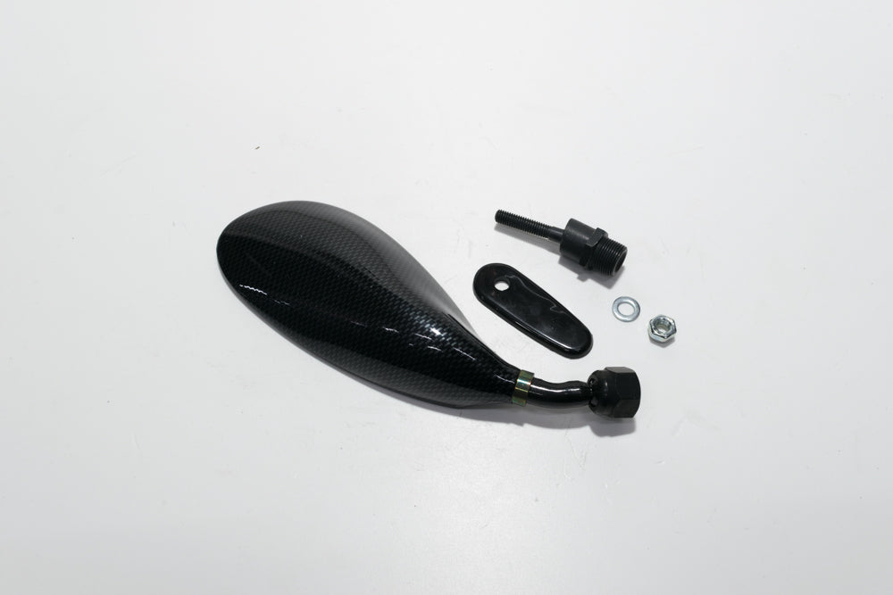 SPECCHIO CARBON OVALE SX ALLA CARENA