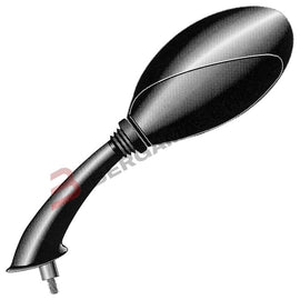 SPECCHIO VESPA ET2-ET4 DX NERO