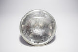 FARO ANTERIORE MOTO D'EPOCA CARELLO 589 IN VETRO DIAMETRO 175 CON PORTALAMPADA