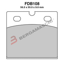 Carica l&#39;immagine nel visualizzatore di Gallery, SERIE PASTIGLIE FRENO FDB108EF