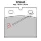 SERIE PASTIGLIE FRENO FDB108EF