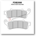 PASTIGLIE FERODO FDB2098EF