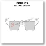 FDB2139EF - PASTIGLIE FERODO FDB2139EF