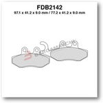 Carica l&#39;immagine nel visualizzatore di Gallery, PASTIGLIE FERODO FDB2142EF