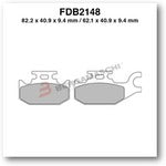 Carica l&#39;immagine nel visualizzatore di Gallery, PASTIGLIE FERODO FDB2148EF