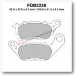 FDB2238EF - PASTIGLIE FERODO FDB2238EF