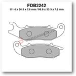 SERIE PASTIGLIE FDB2242EF LIBERTY IGET 125 ANTERIORI