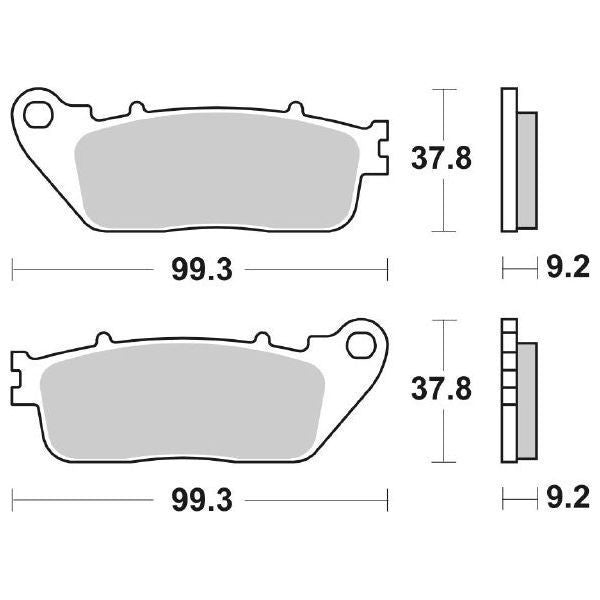 SERIE PASTIGLIE FDB2253ST CB1000R 08-18