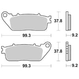 SERIE PASTIGLIE FDB2253ST CB1000R 08-18