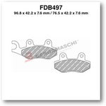 PASTIGLIE FERODO FDB497EF