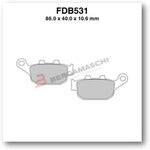 Carica l&#39;immagine nel visualizzatore di Gallery, PASTIGLIE FERODO FDB531EF