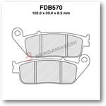 PASTIGLIE FERODO FDB570EF