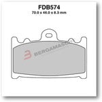 PASTIGLIE FERODO FDB574EF