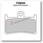 Carica l&#39;immagine nel visualizzatore di Gallery, PASTIGLIE FERODO FDB605EF