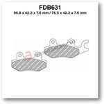 Carica l&#39;immagine nel visualizzatore di Gallery, PASTIGLIE FERODO FDB631EF