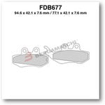 PASTIGLIE FERODO FDB677EF