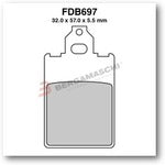 FDB697EF - PASTIGLIE FERODO FDB697EF