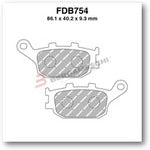 PASTIGLIE FERODO FDB754EF