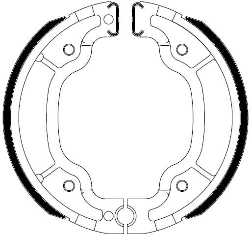 SERIE GANASCE FSB947A MAJESTY 125 98-00