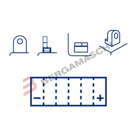 BATTERIA MARELLI MOB10LBP-FA PRECARICATA
