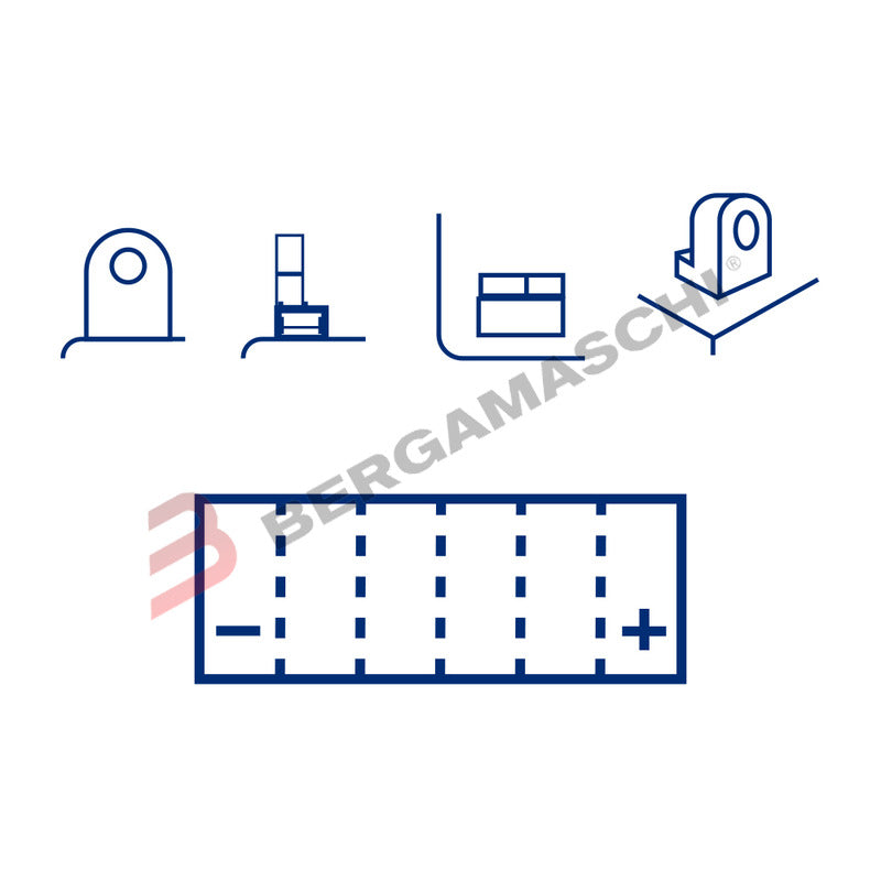 BATTERIA MARELLI MOB10LBP-FA PRECARICATA