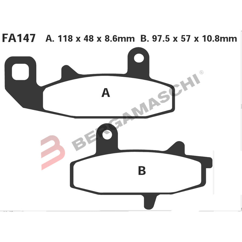 SERIE PASTIGLIE FA147 DR 650 R-RS 90-95