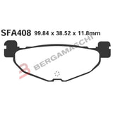 SERIE PASTIGLIE POSTERIORI SFAC408 T-MAX 500 DAL 2004 AL 2011