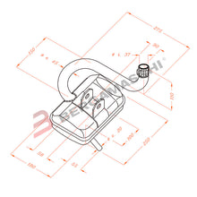 Carica l&#39;immagine nel visualizzatore di Gallery, MARMITTA VESPA PX 125-150