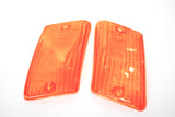 COPPIA VETRI FRECCE POSTERIORI ARANCIONI VESPA PK XL 50-125