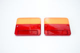COPPIA VETRI FANALI POSTERIORI APE CAR-APE POKER DIESEL