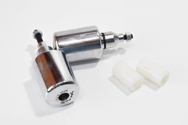 COPPIA TERMINALI MANOPOLE CROMATI