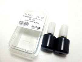 COPPIA TERMINALI CILINDRICI-NERI