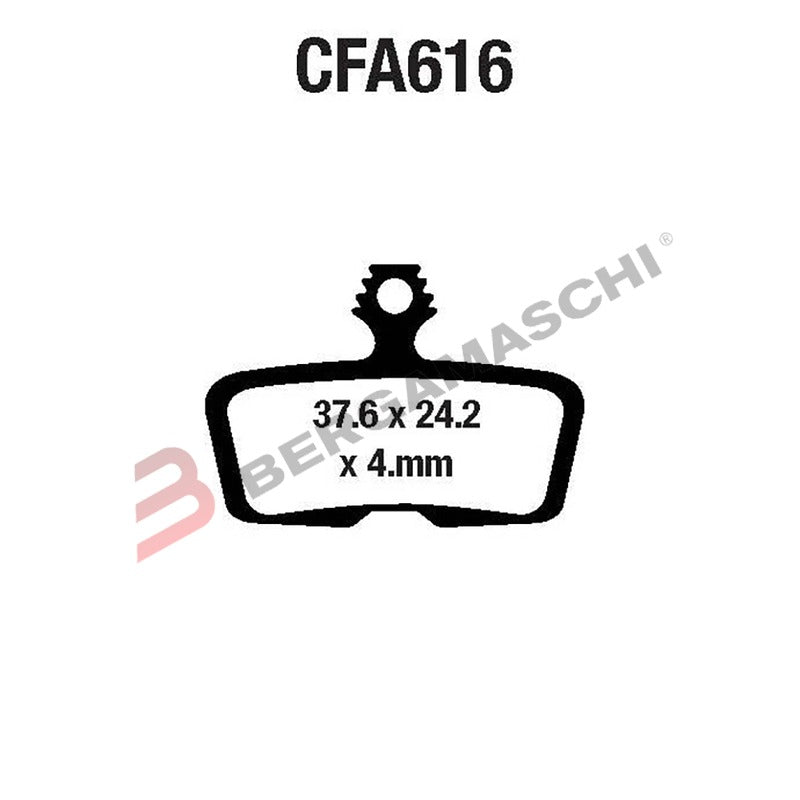 BGR4361600 - SERIE PASTIGLIE CFA616R MTB