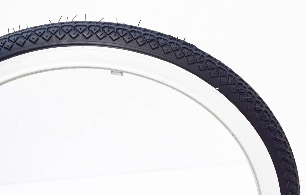 COPERTONE BICI 20X1.75 BIANCO/NERO
