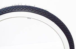 COPERTONE BICI 20X1.75 BIANCO/NERO