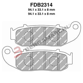 BGFDB2314EF - FDB2314EF - PASTIGLIE FERODO FDB2314EF