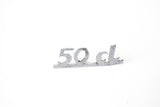 C206 - SCRITTA ANTERIORE ''50CL'' PER LAMBRETTA LUI 50 C-CL