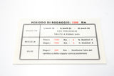 ISTRUZIONI RODAGGIO PER LAMBRETTA D 150-LD 125-150