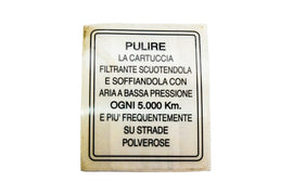 ADESIVO MANUT FILTRO ARIA LAMBR LI 1-2S