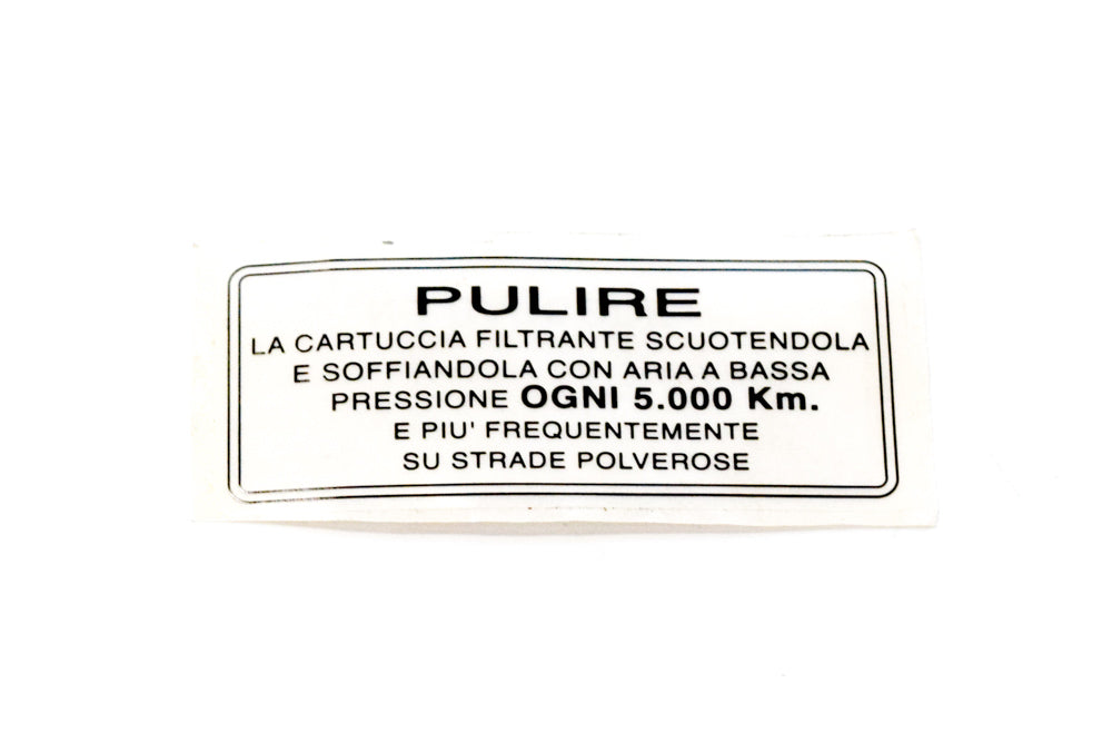 ADESIVO MANUT FILTRO ARIA LAMBR LI-TV 3S